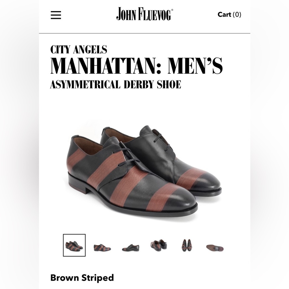 City Angels Manhattan Men’s Derby by John Fluevog